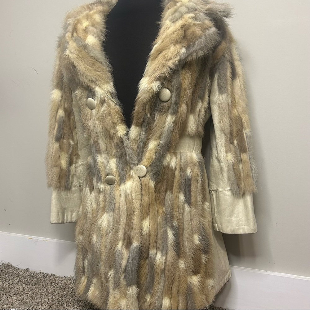 Vintage leather calico style paisley interior faux f